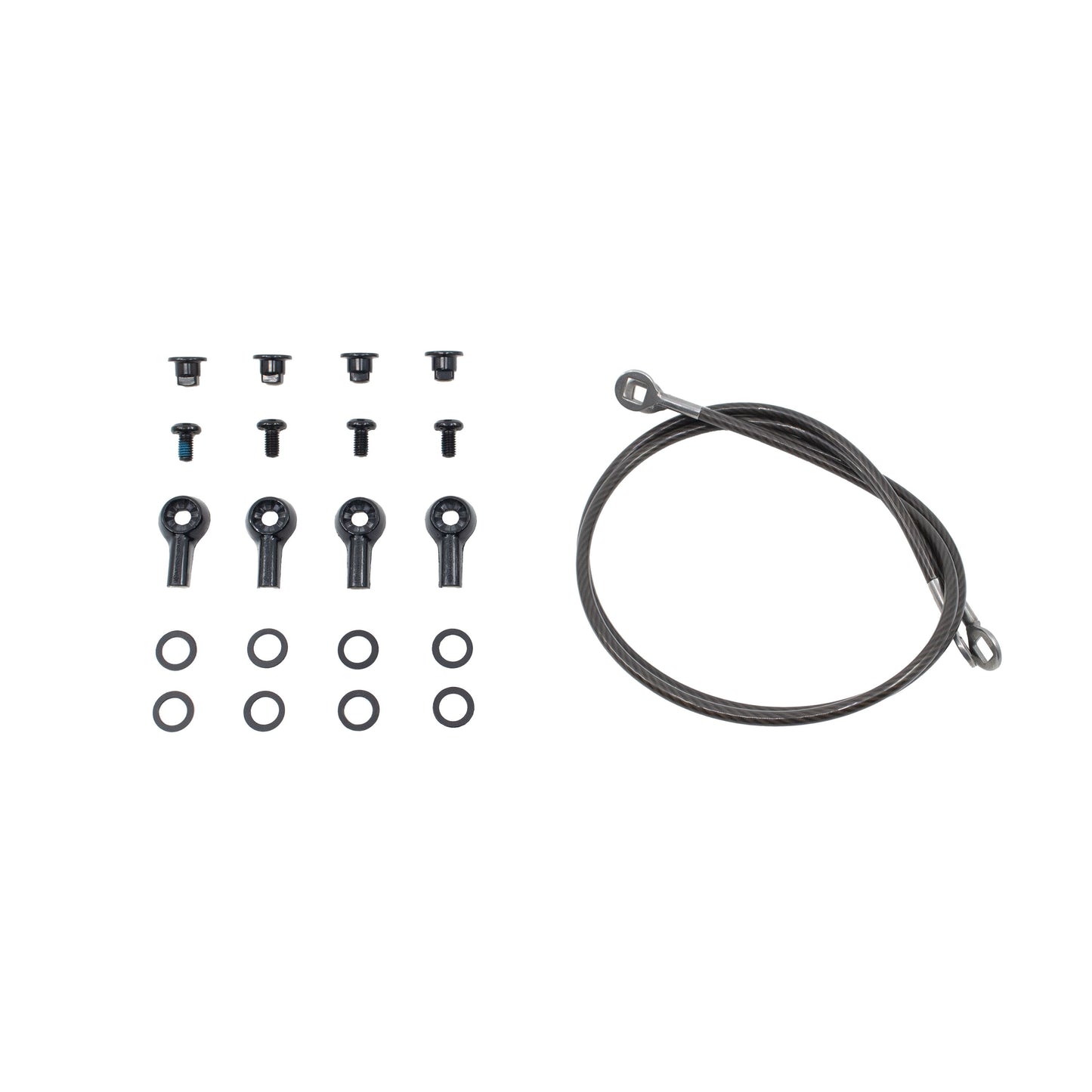 Cs-F003-A - Nx2 Cables+Hwre | Nidecker | EU Cs-F003-A - Nx2 Cables+Hwre Spare Parts Nidecker Premium Swiss Snowboard 7630949104120 N.25.PAN.NHC.BK.3M.1