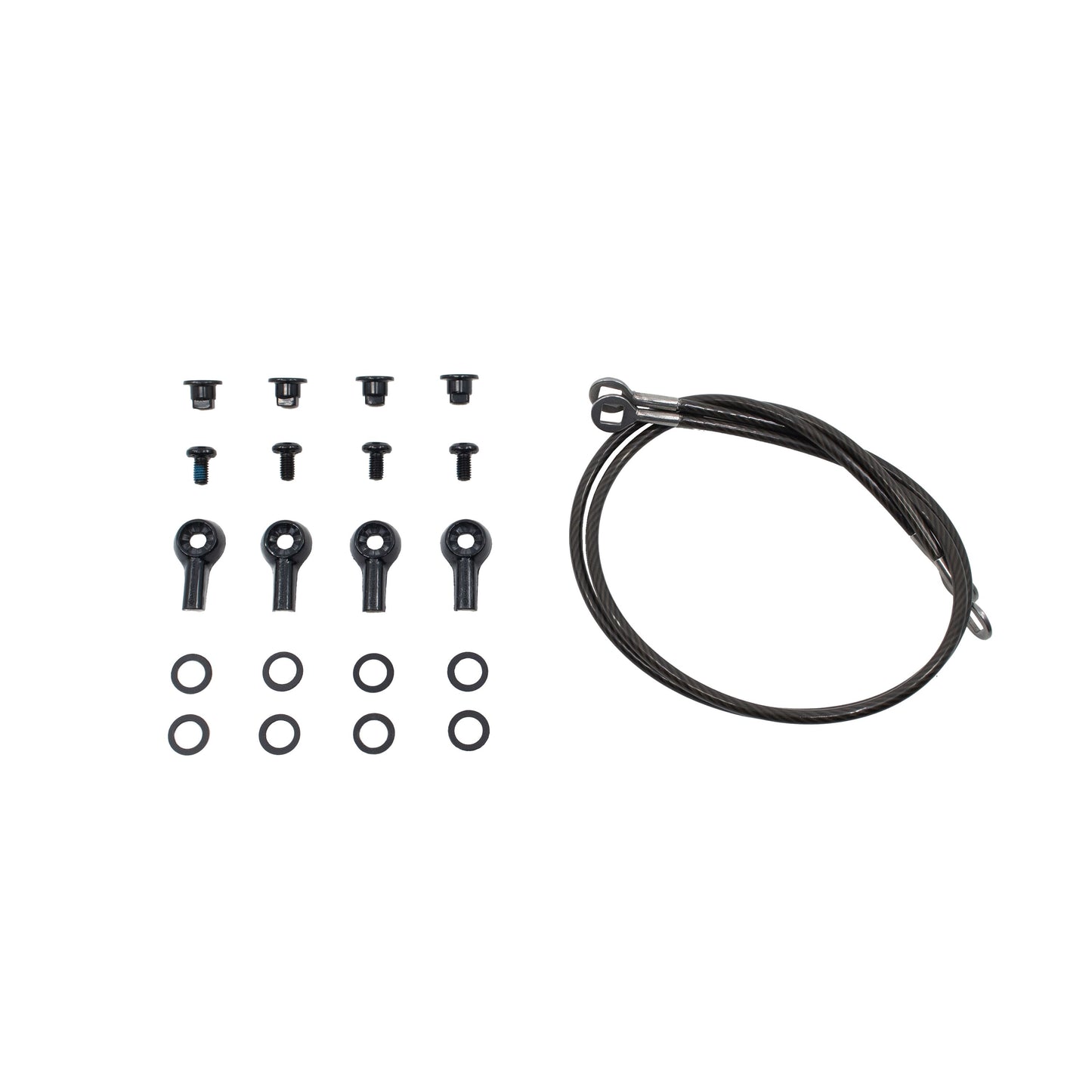 Cs-F004-A - Nx2-Cx Cabls+Hwr | Nidecker | EU CS-F004-A - NX2 Cable & Hardware Set Spare Parts Nidecker Premium Swiss Snowboard 7630949104182 N.25.PAN.NCH.BK.3M.1