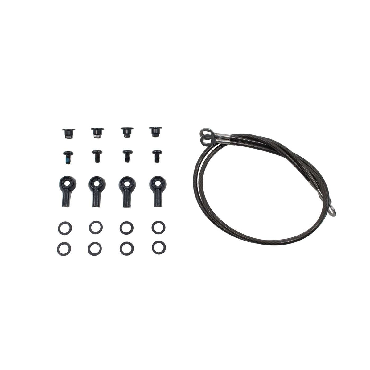 Cs-F004-A - Nx2-Cx Cabls+Hwr | Nidecker | EU CS-F004-A - NX2 Cable & Hardware Set Spare Parts Nidecker Premium Swiss Snowboard 7630949104182 N.25.PAN.NCH.BK.3M.1