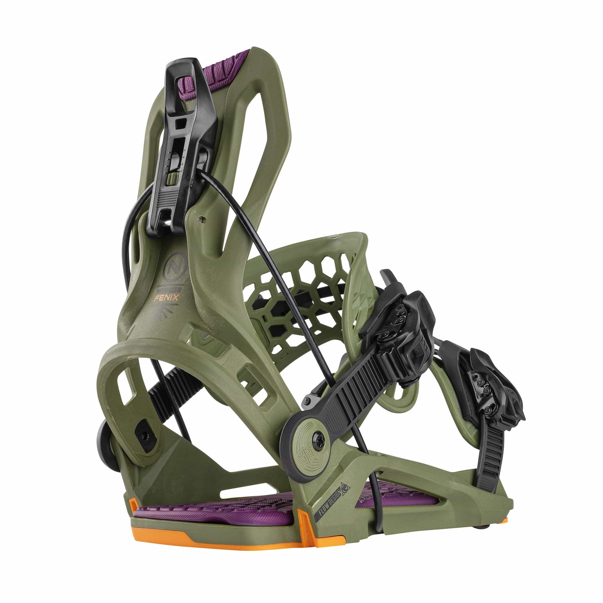 Flow Fenix 2025 | Nidecker | EU Flow Fenix 2025 Bindings Nidecker Premium Swiss Snowboard 7630463495216 N.25.BNU.FEF.GN.2S.1
