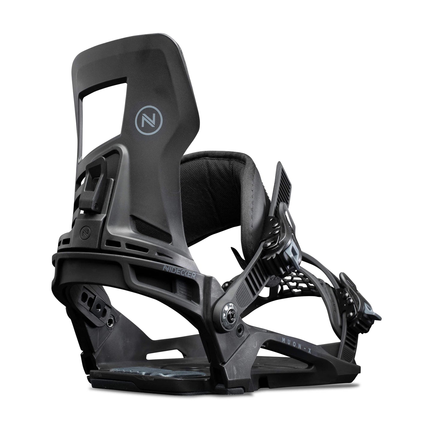 Muon-X 2022 | Nidecker | EU Muon-X 2022 Bindings Nidecker Premium Swiss Snowboard 7630463415665 N.22.BNM.MUX.BK.3M.1