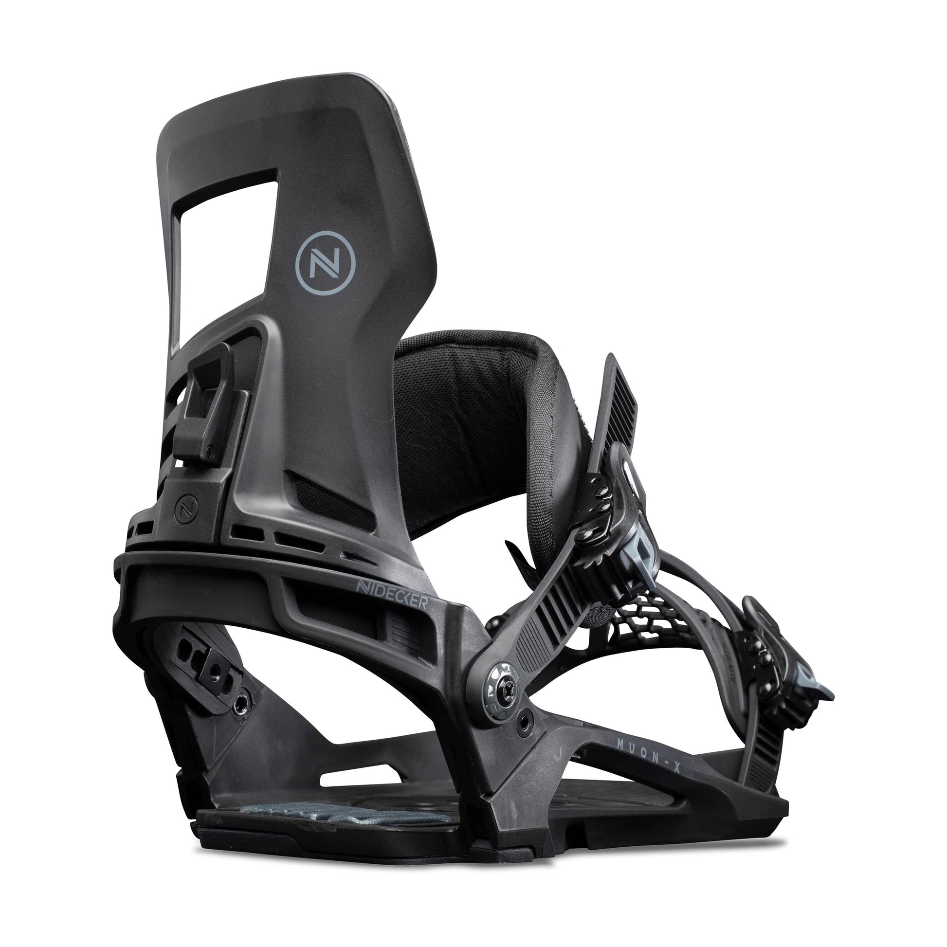 Muon-X 2022 | Nidecker | EU Muon-X 2022 Bindings Nidecker Premium Swiss Snowboard 7630463415665 N.22.BNM.MUX.BK.3M.1