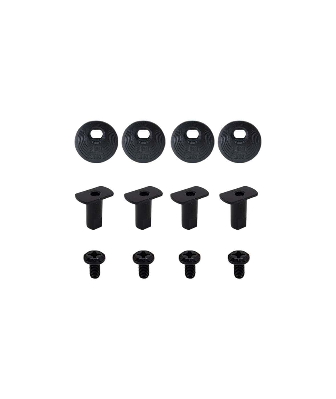 Hw-F002-A - Axis-Fnx Hb C-Bolt Set | Nidecker | EU HW-F002-A - Fenix Uniback C-Bolt Set Spare Parts Nidecker Premium Swiss Snowboard 7630949104533 N.25.PAN.AFB.BK.OS.1
