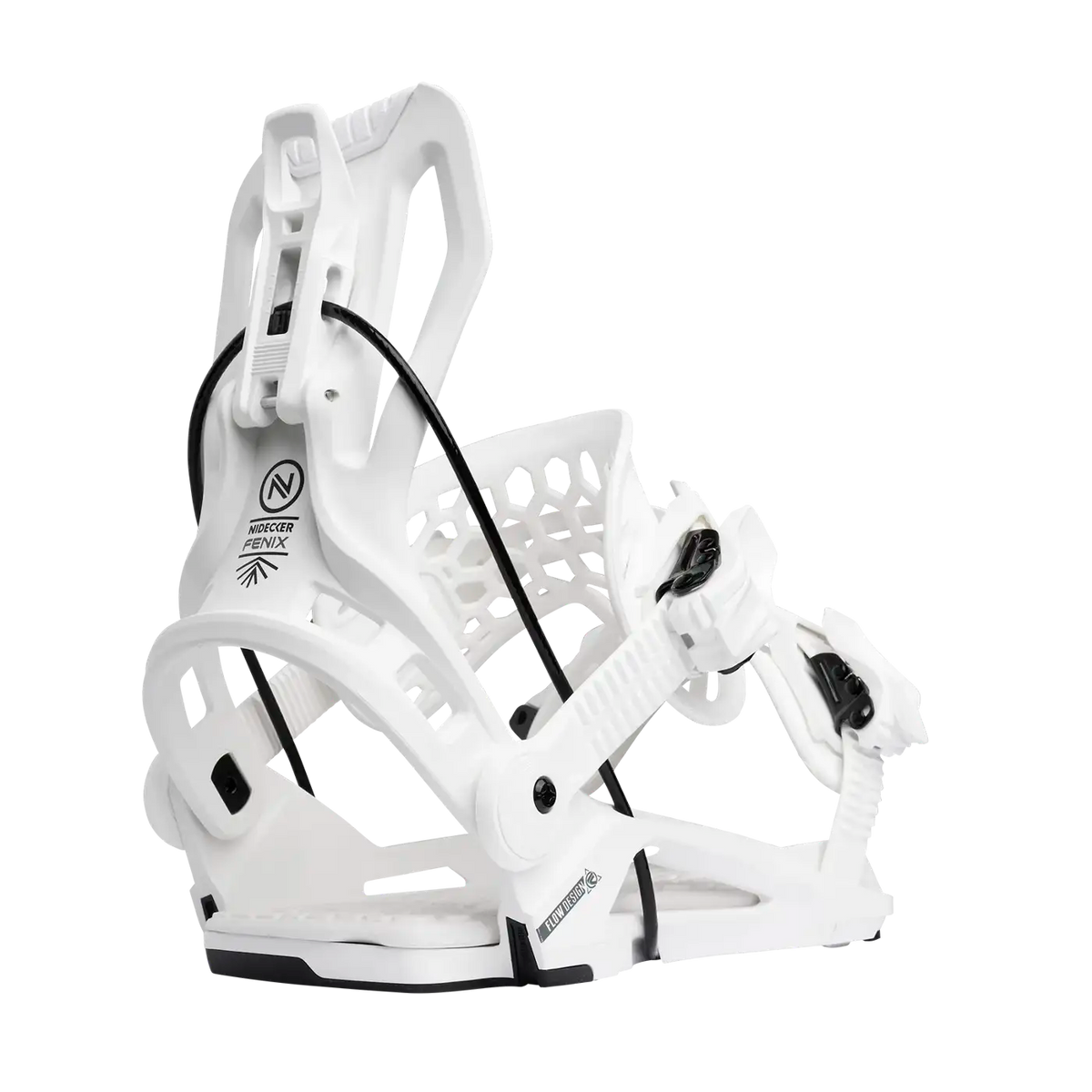Flow Fenix 2026 | Flip It & Rip It | Nidecker | EU Flow Fenix Bindings Nidecker Premium Swiss Snowboard 7630949115546 N.26.BNU.FEF.WH.2S.1