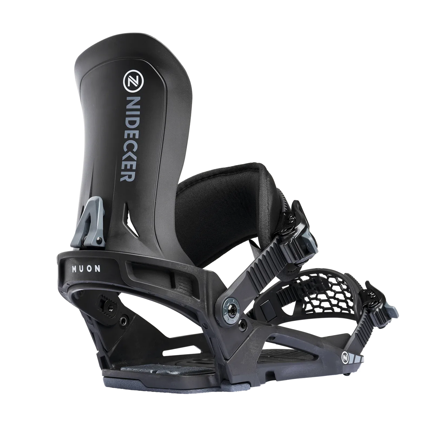 Muon 2026 | Seamless Connection | Nidecker | EU Muon Bindings Nidecker Premium Swiss Snowboard 7630949116024 N.26.BNU.MUO.BK.2S.1