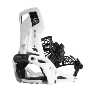 OG Supermatic 2026 | Kick, Click, Go | Nidecker | EU OG Supermatic® Bindings Nidecker Premium Swiss Snowboard 7630949101167 N.26.BNU.SPM.WH.2S.1