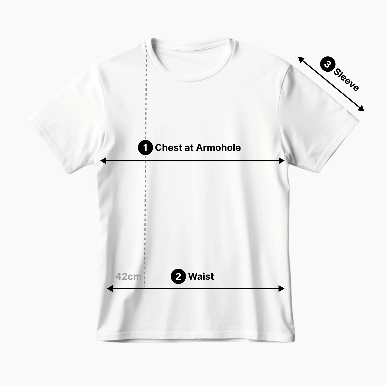 Größentabelle für Bekleidung
